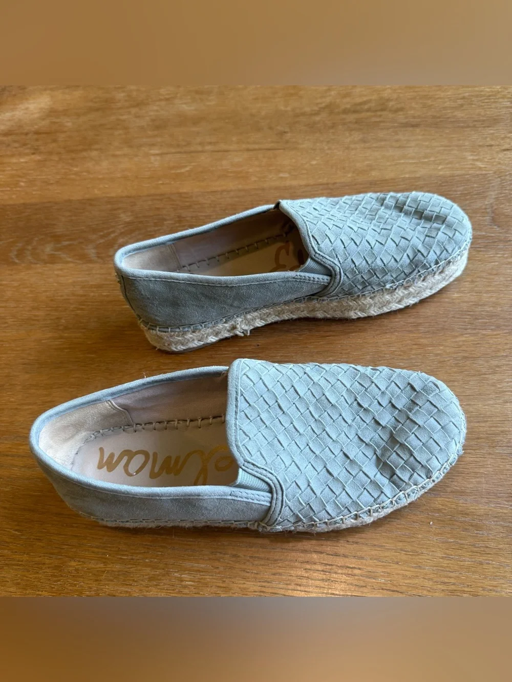 Sam Edelman slip-on espadrilles Light Sage Size 8
